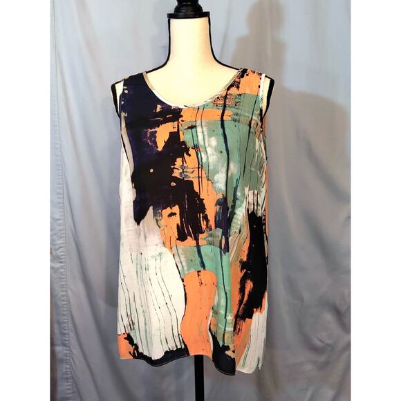 Mossimo Abstract Pastel Tank top - Picture 1 of 6